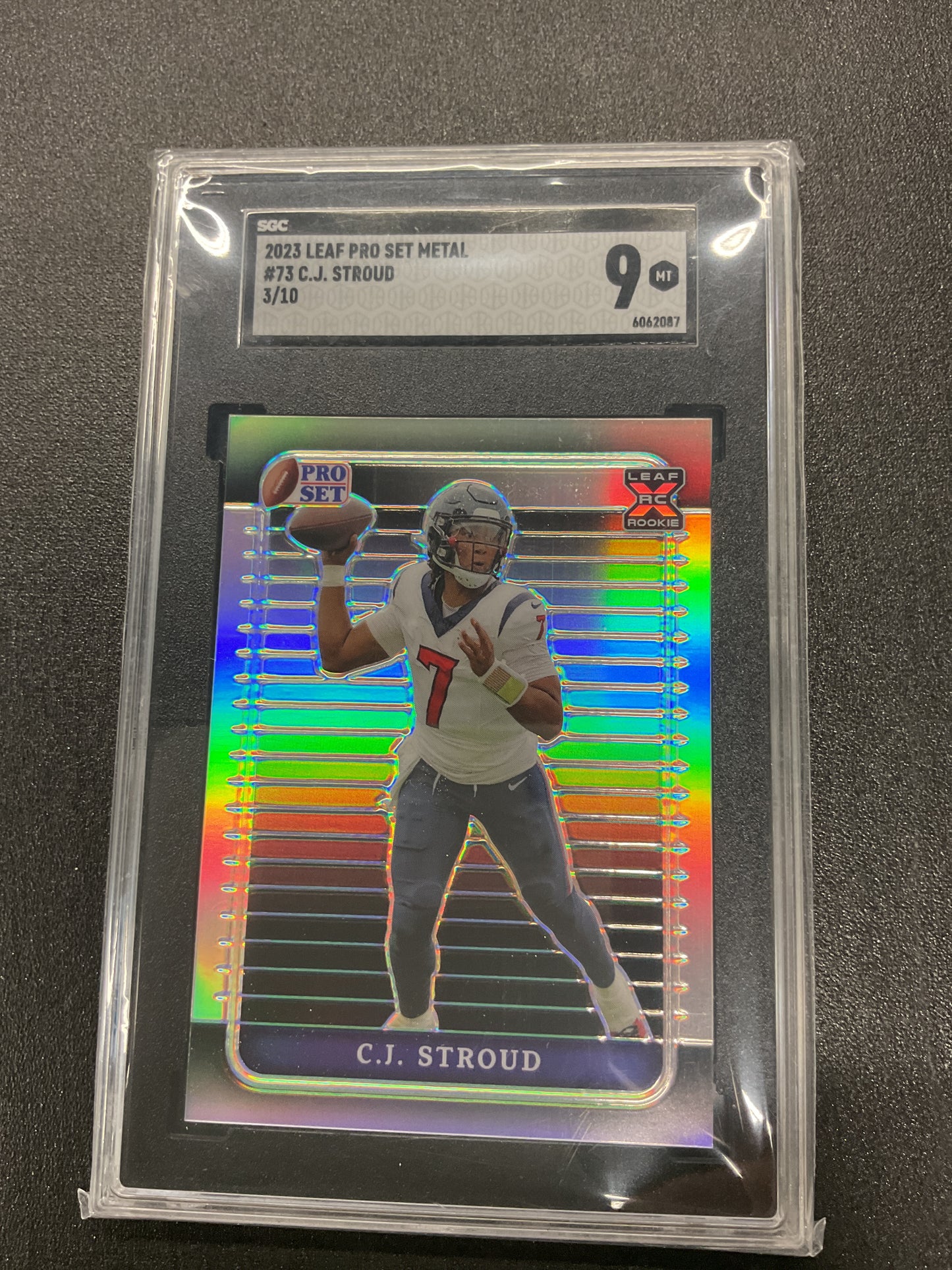 2023 Leaf Metal CJ Stroud silver