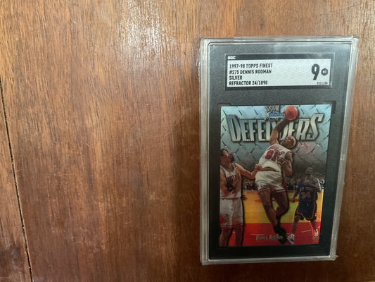 1997/98 Finest Dennis Rodman silver refractor