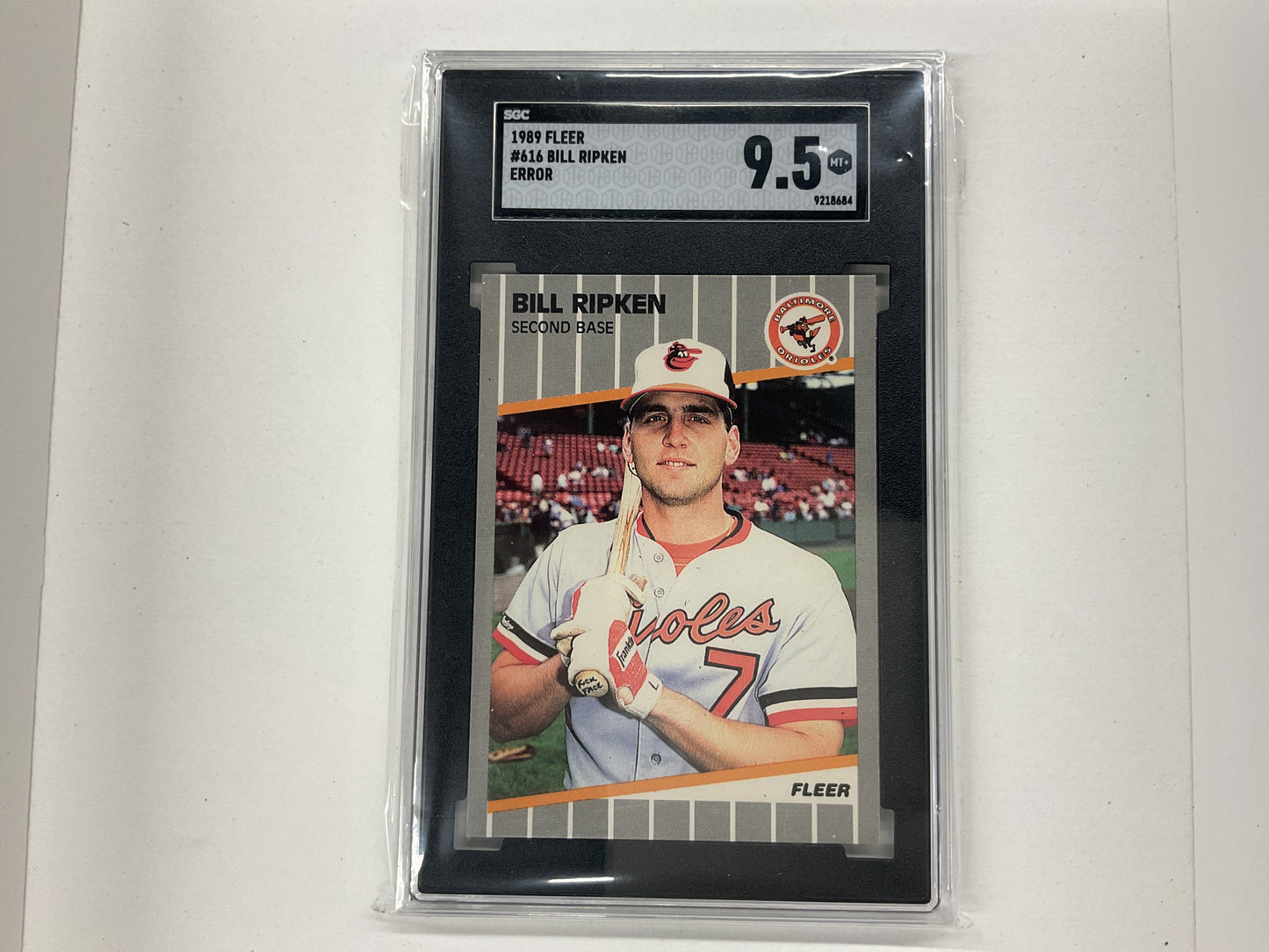 1989 Fleer Billy Ripken FF Error rc #616