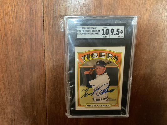 2022 Heritage Miguel Cabrera Real One Auto