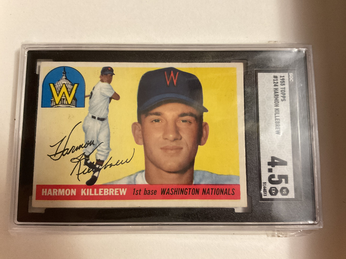 1955 Topps Harmon Killebrew SGC4.5