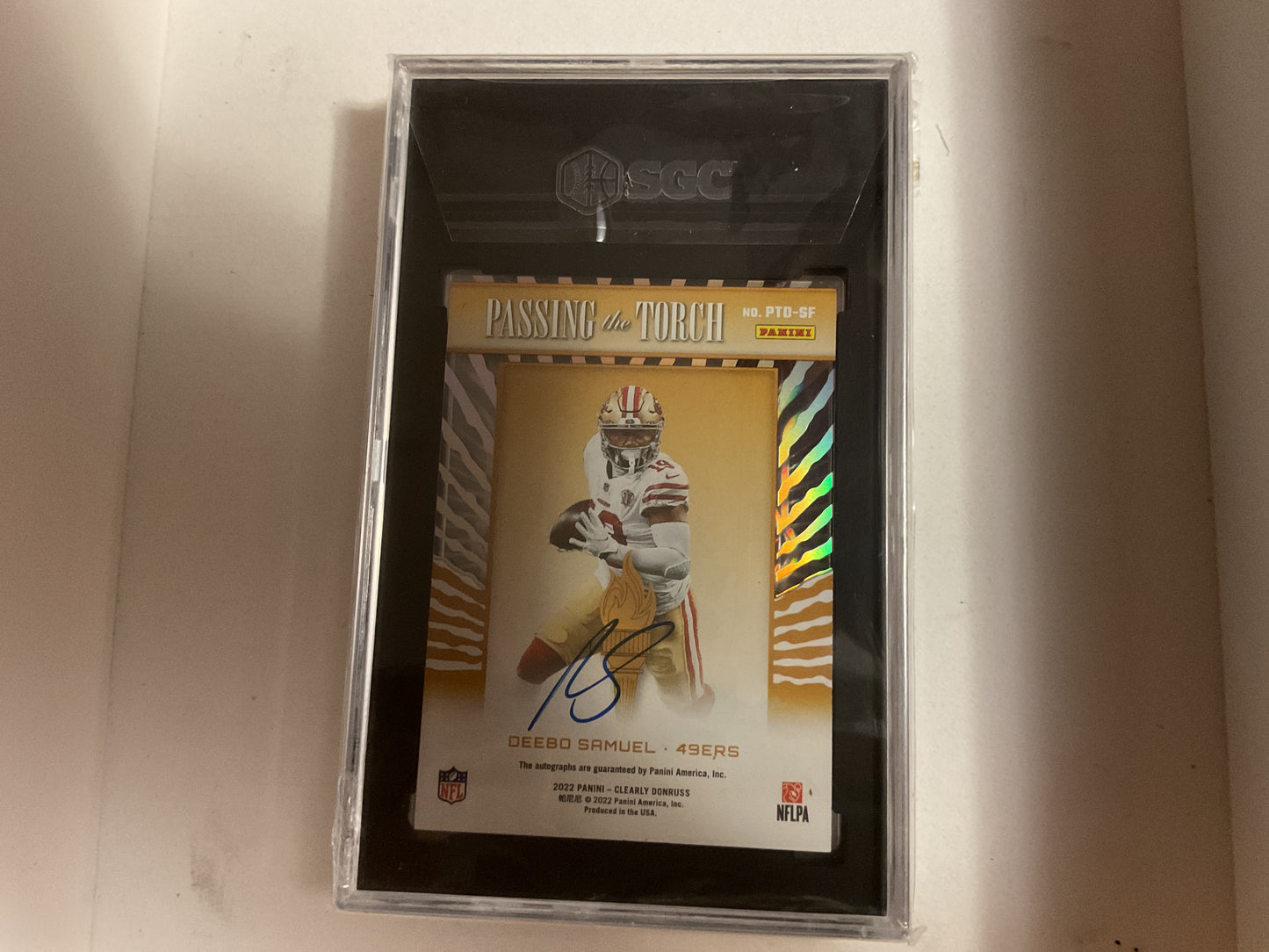 2022 Clearly Donruss Rice/Samuel Auto