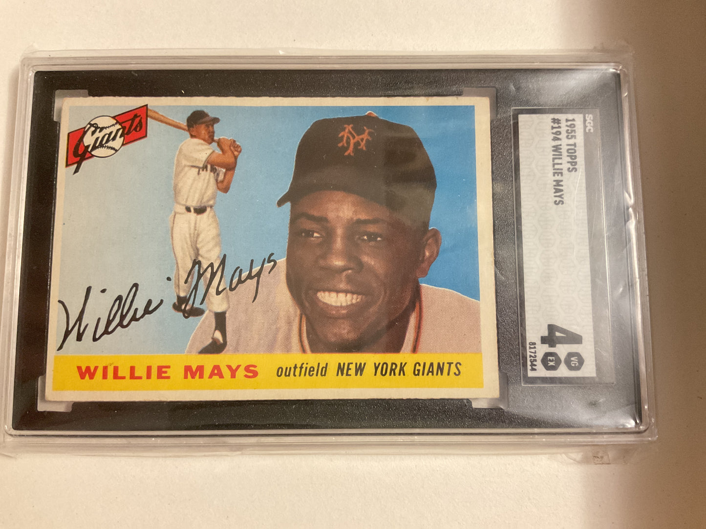1955 Topps Willie Mays SGC 4