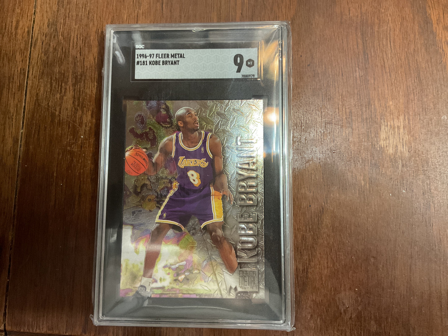1996/97 Metal Kobe Bryant rc #181
