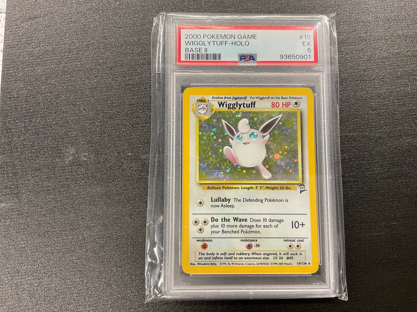 2000 Wigglytuff Holo PSA 5