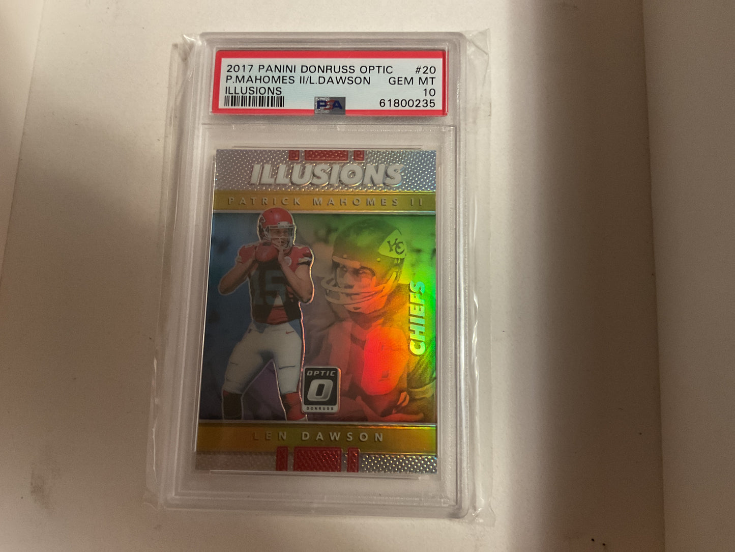 2017 Optic Illusions Patrick Mahomes