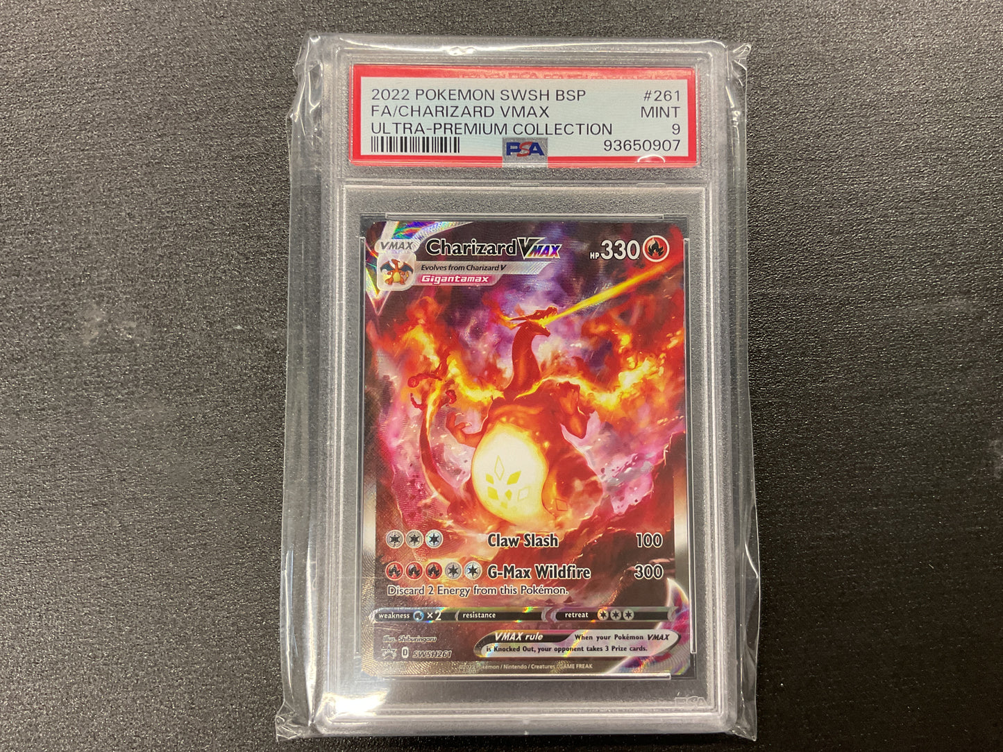 2022 FA/Charizard Vmax. PSA 9