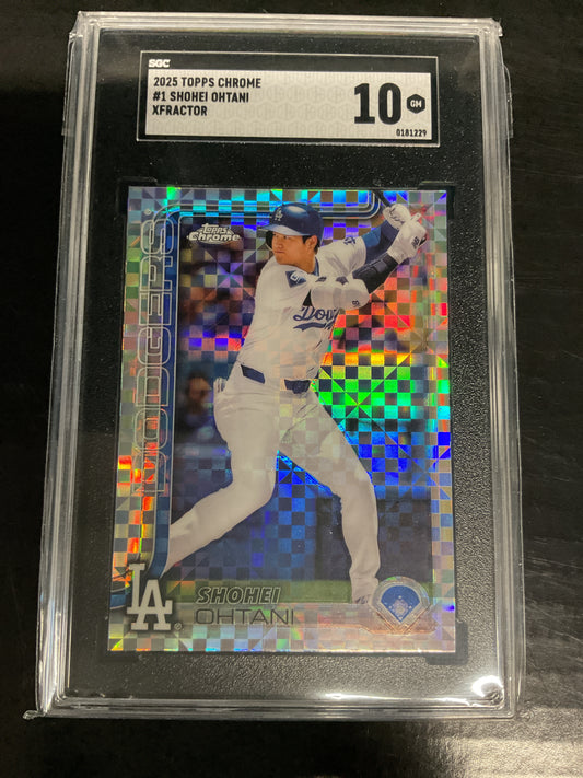 2025 Topps Chrome Shohei Ohtani Xfractor