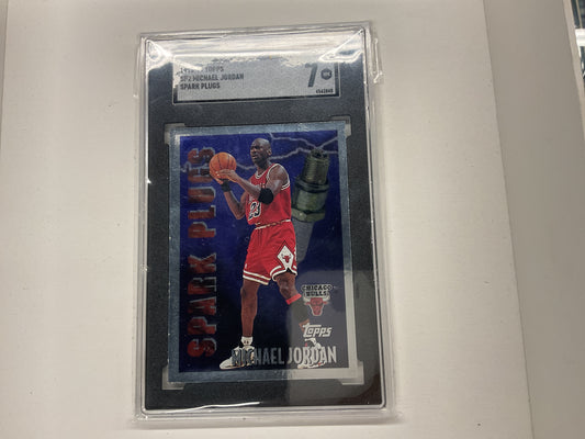 1995/96 Topps Michael Jordan Spark Plugs
