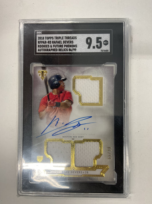 2018 TTT Rafael Devers RPA