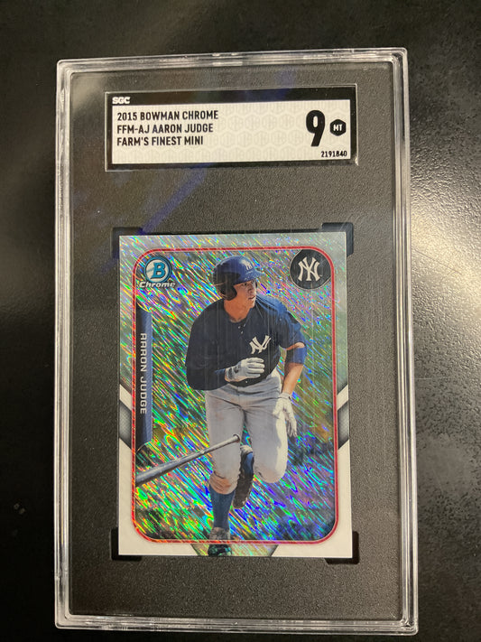 2015 Bowman Chrome Aaron Judge Mini