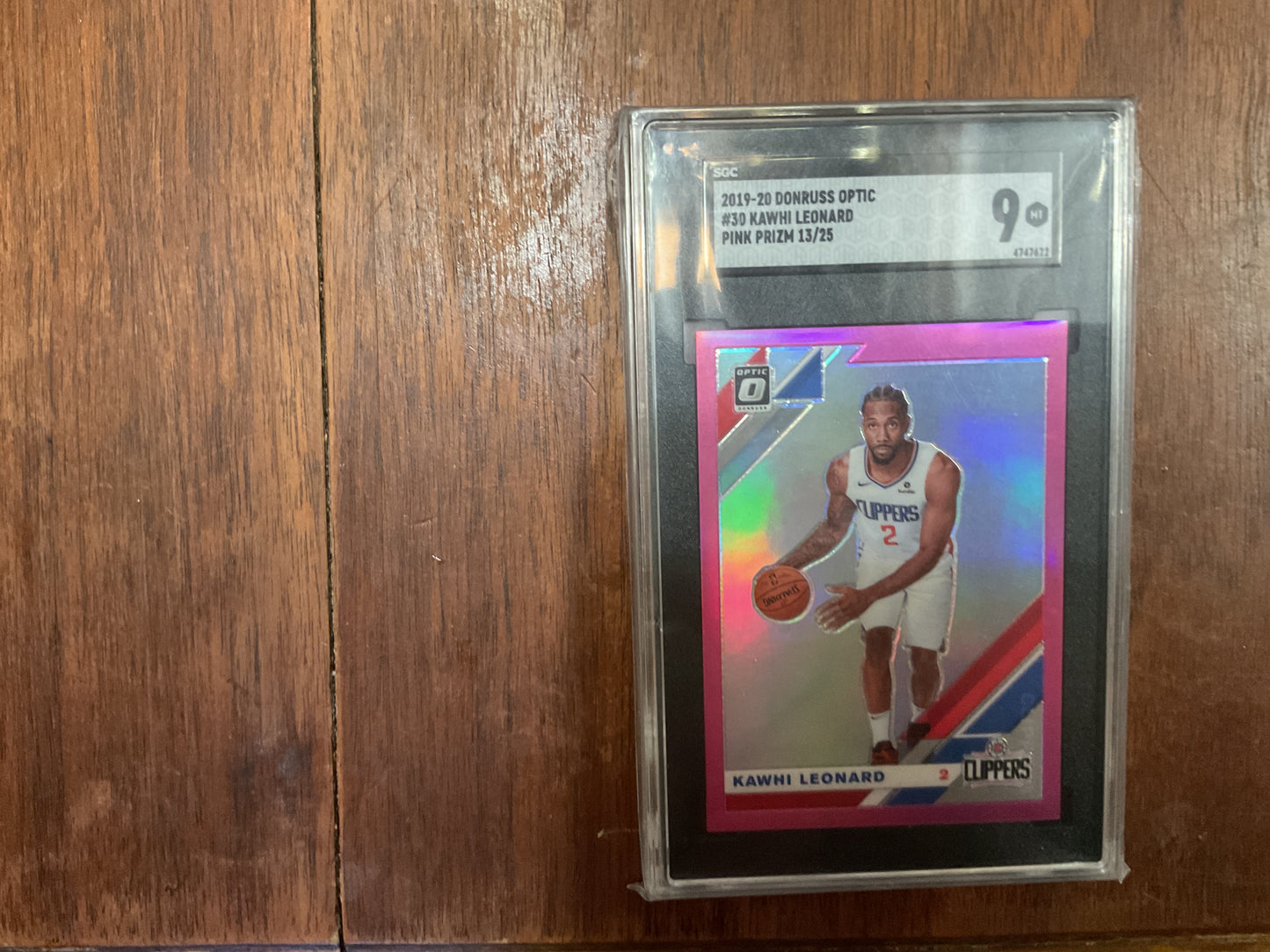 2019/20 Donruss Optic Kawhi Leonard Pink refractor