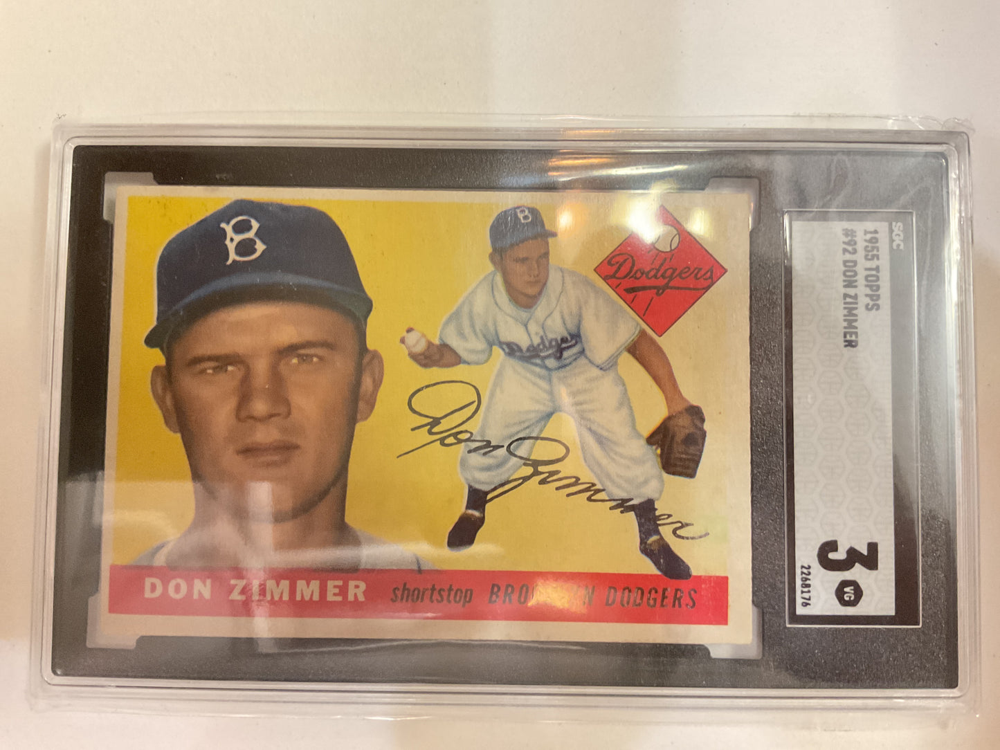 1955 Topps Don Zimmerman SGC3