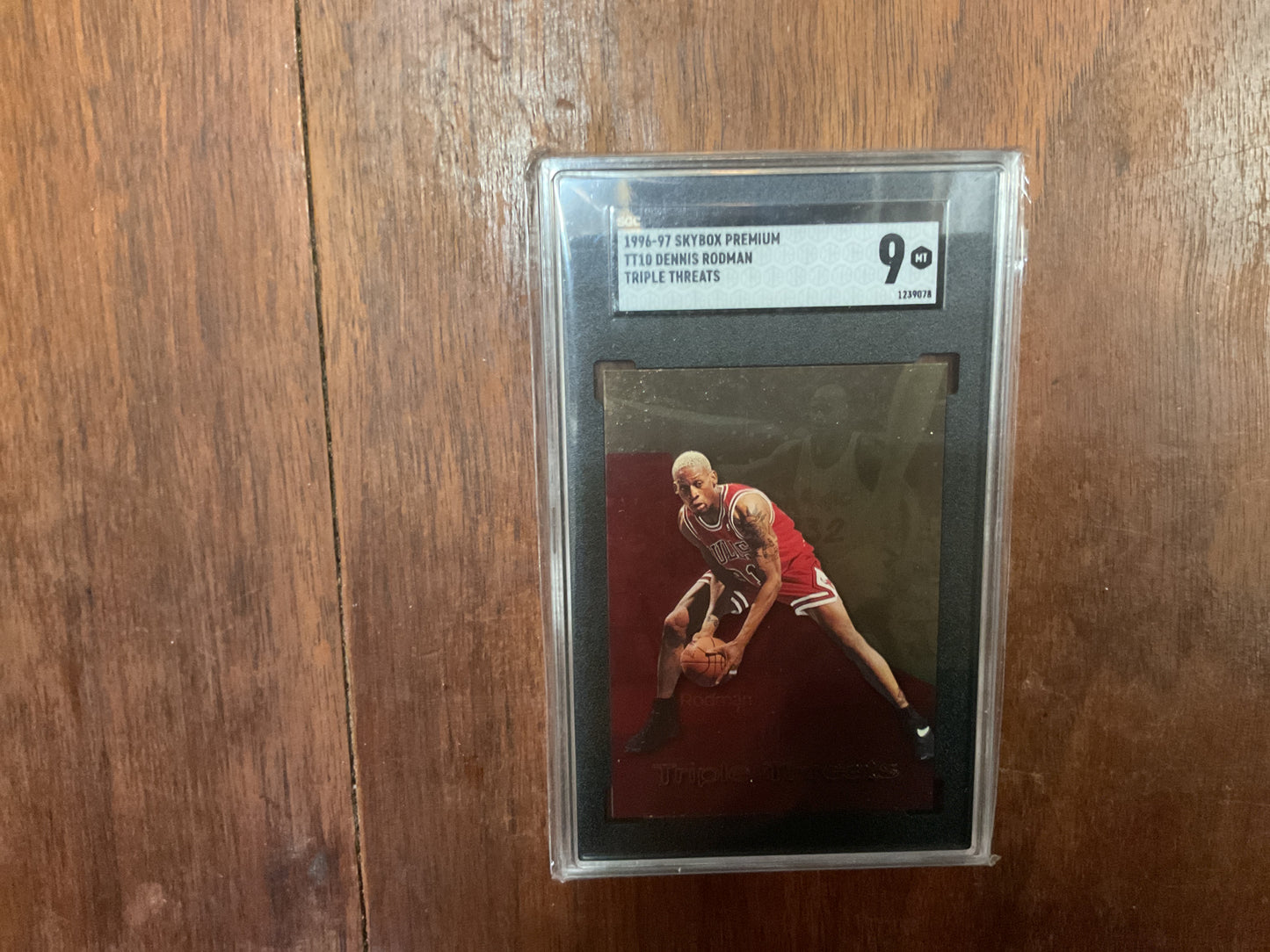 1996/97 Skybox Premium Dennis Rodman Triple Threats SP