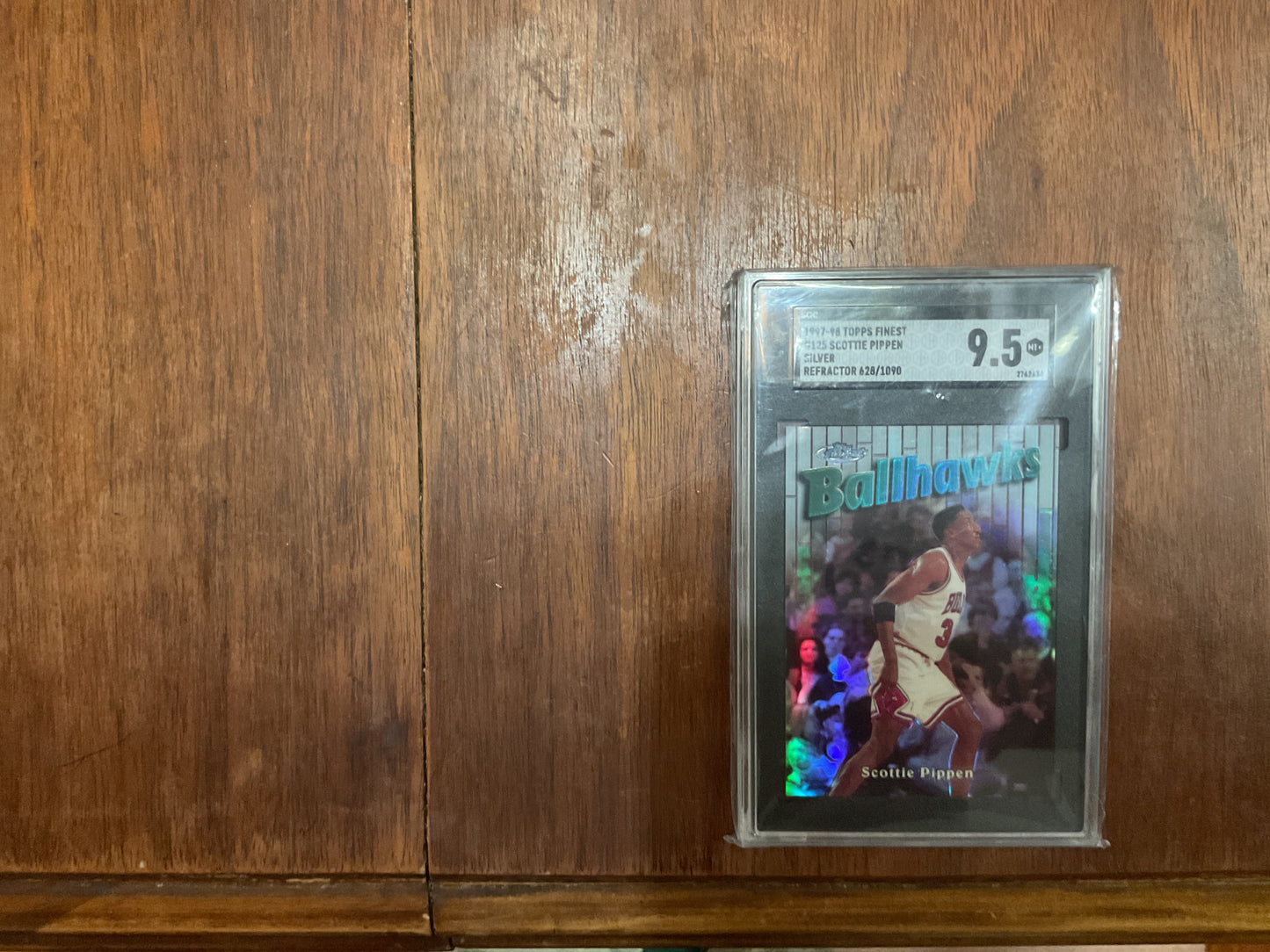 1997/98 Finest Scottie Pippen silver refractor /1090