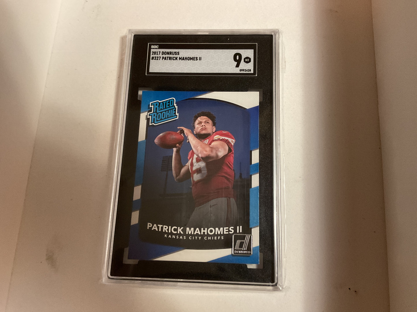 2017 Donruss Patrick Mahomes rc