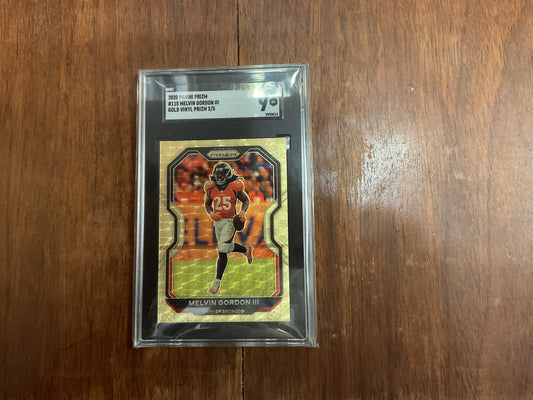 2020 Prizm Melvin Gordon Gold Vinyl Prizm 2/5