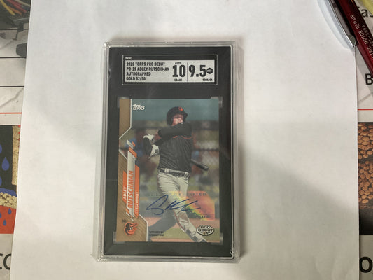 2020 Topps Pro Debut Adley Rutschman Gold Auto