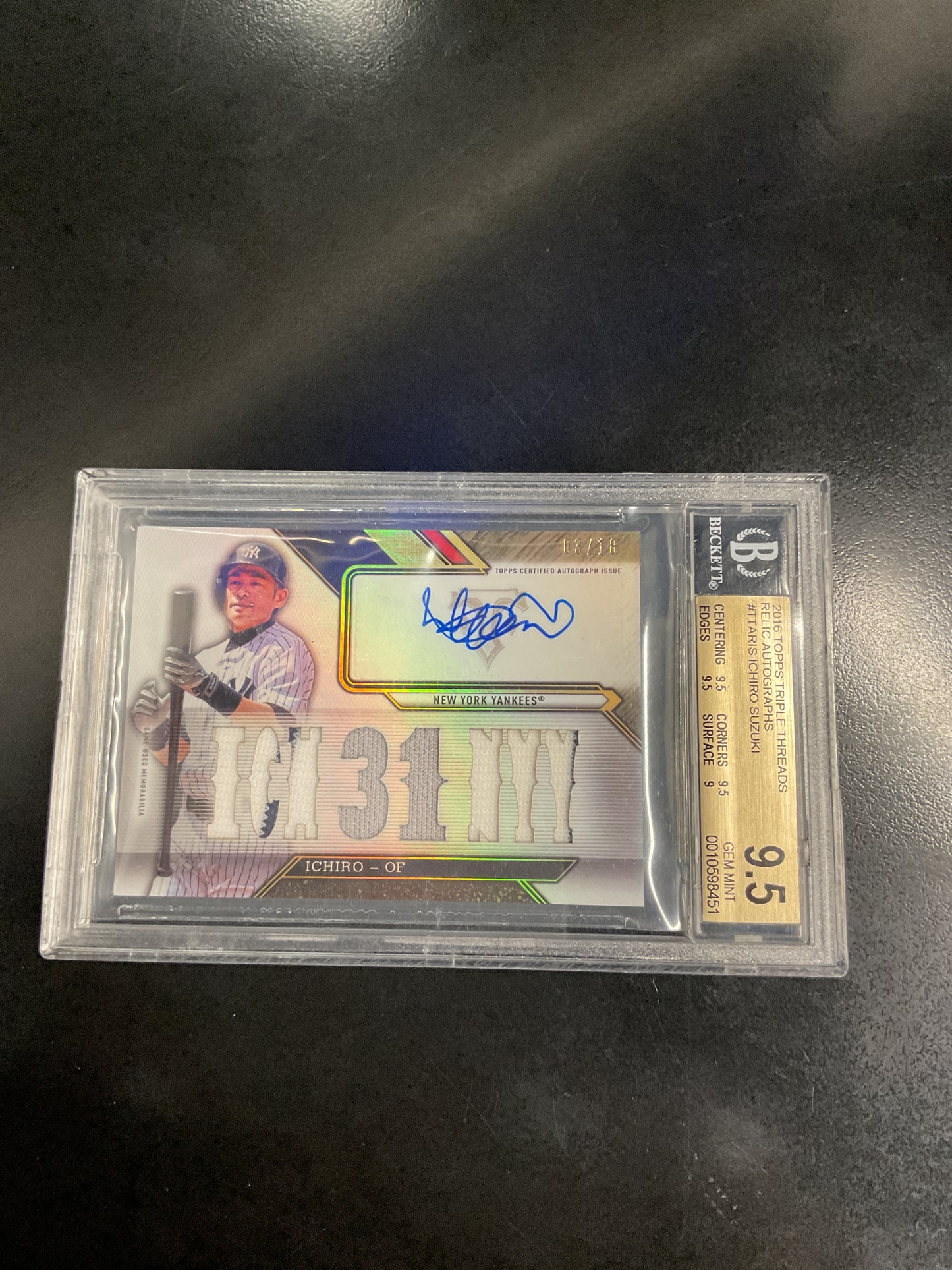 2016 Topps Triple Threads Ichiro Suzuki