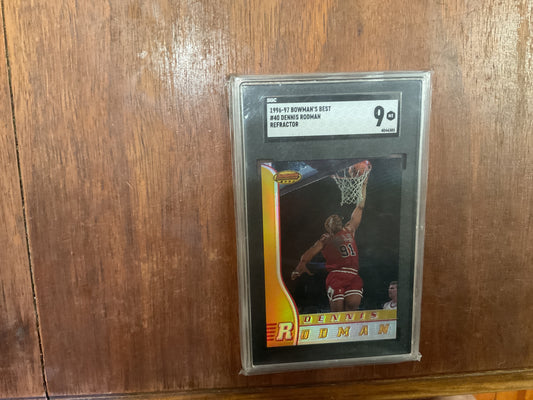 1996/97 Bowman’s Best Dennis Rodman refractor