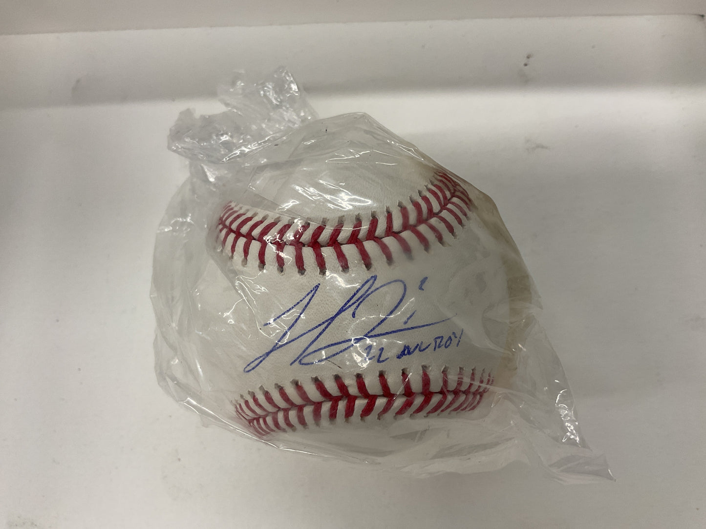 Autographed Michael Harris ROY Ball Fanatics