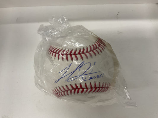 Autographed Michael Harris ROY Ball Fanatics