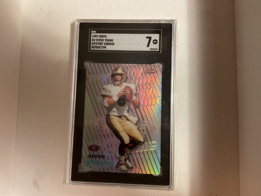 1999 Topps Chrome Steve Young Mystery ref