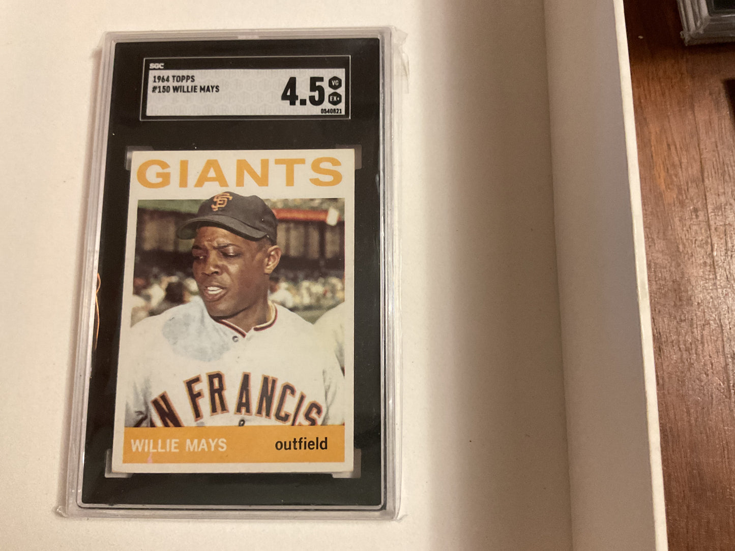 1964 Topps Willie Mays SGC 4.5