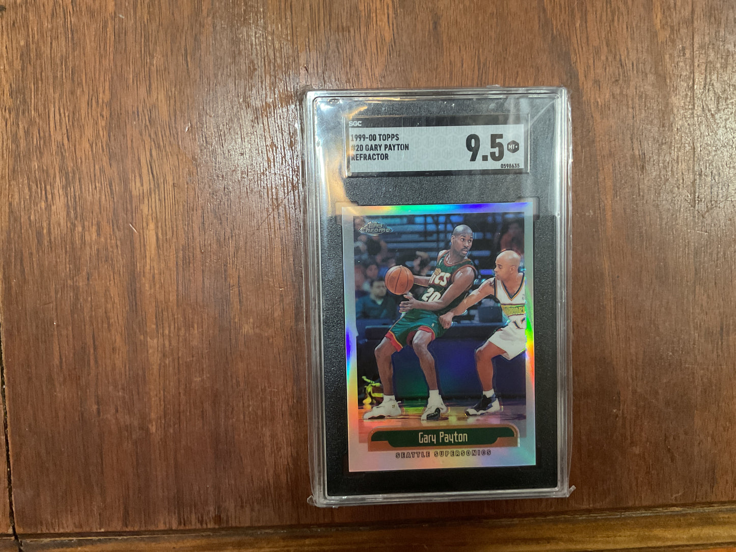1999/00 Topps Chrome Gary Payton refractor