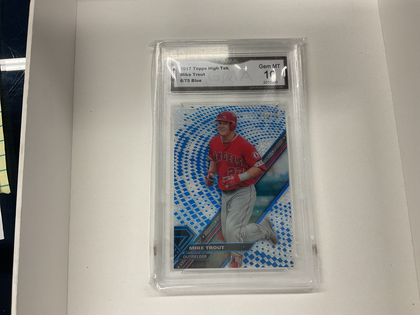 2017 Topps High Tek Mike Trout /75