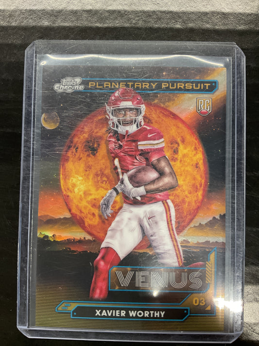 2024 Topps Chrome Xavier Worthy Venus