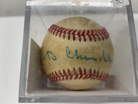 Autographed A.B.Chandler ball JSA