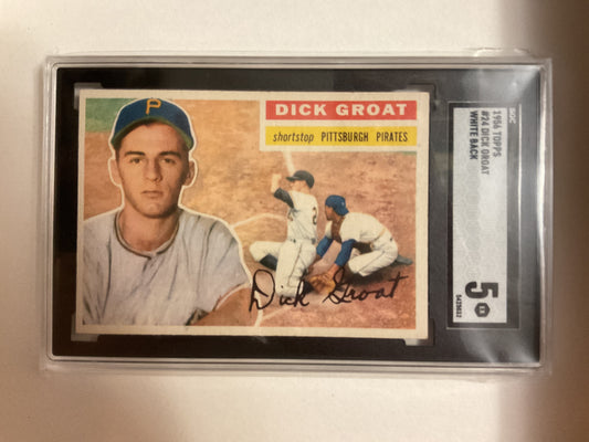 1956 Topps Dick Groat SGC5