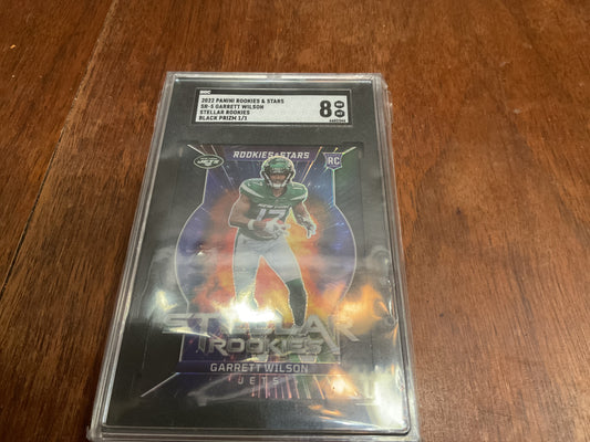 2022 Rcs & Stars Garrett Wilson Black Prizm 1/1