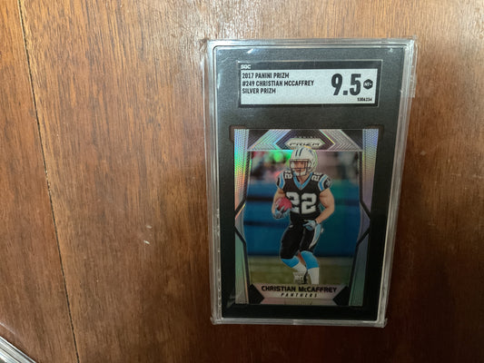 2017 Prizm Christian McCaffery silver prizm