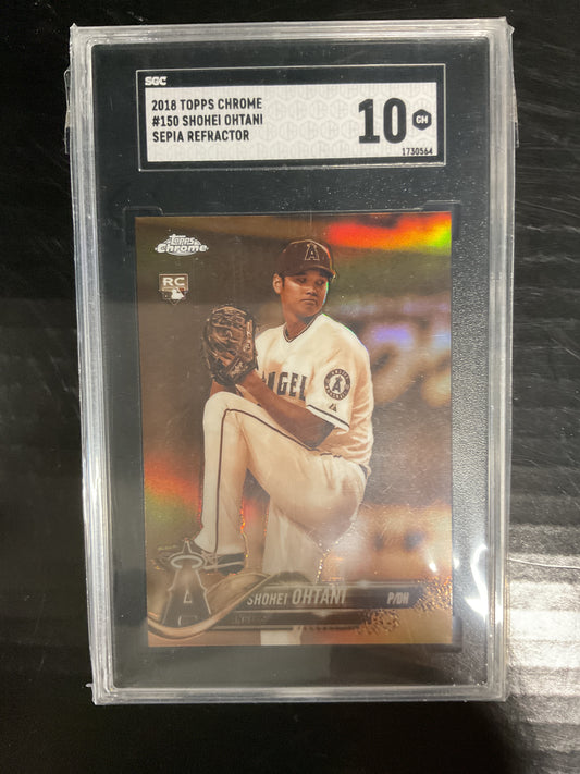 2018 Topps Chrome Shohei Ohtani Rc