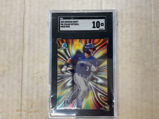 2023 Bowman Draft Blake Mitchell Mood Ring SGC 10