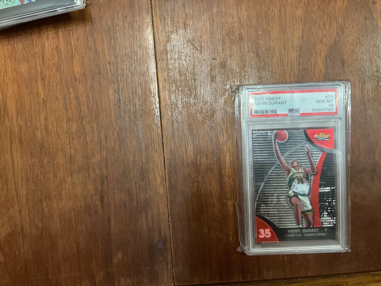 2007 Finest Kevin Durant rc