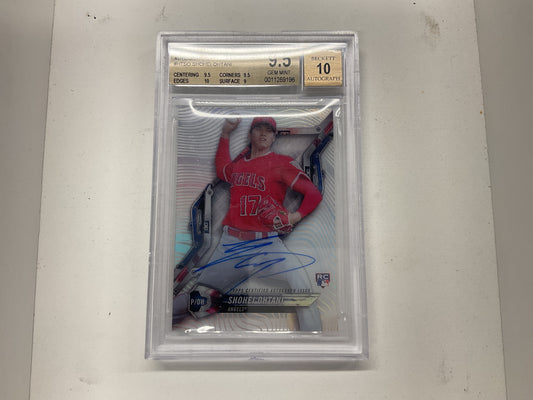 2018 Topps High Tek Shohei Ohtani Rc Auto