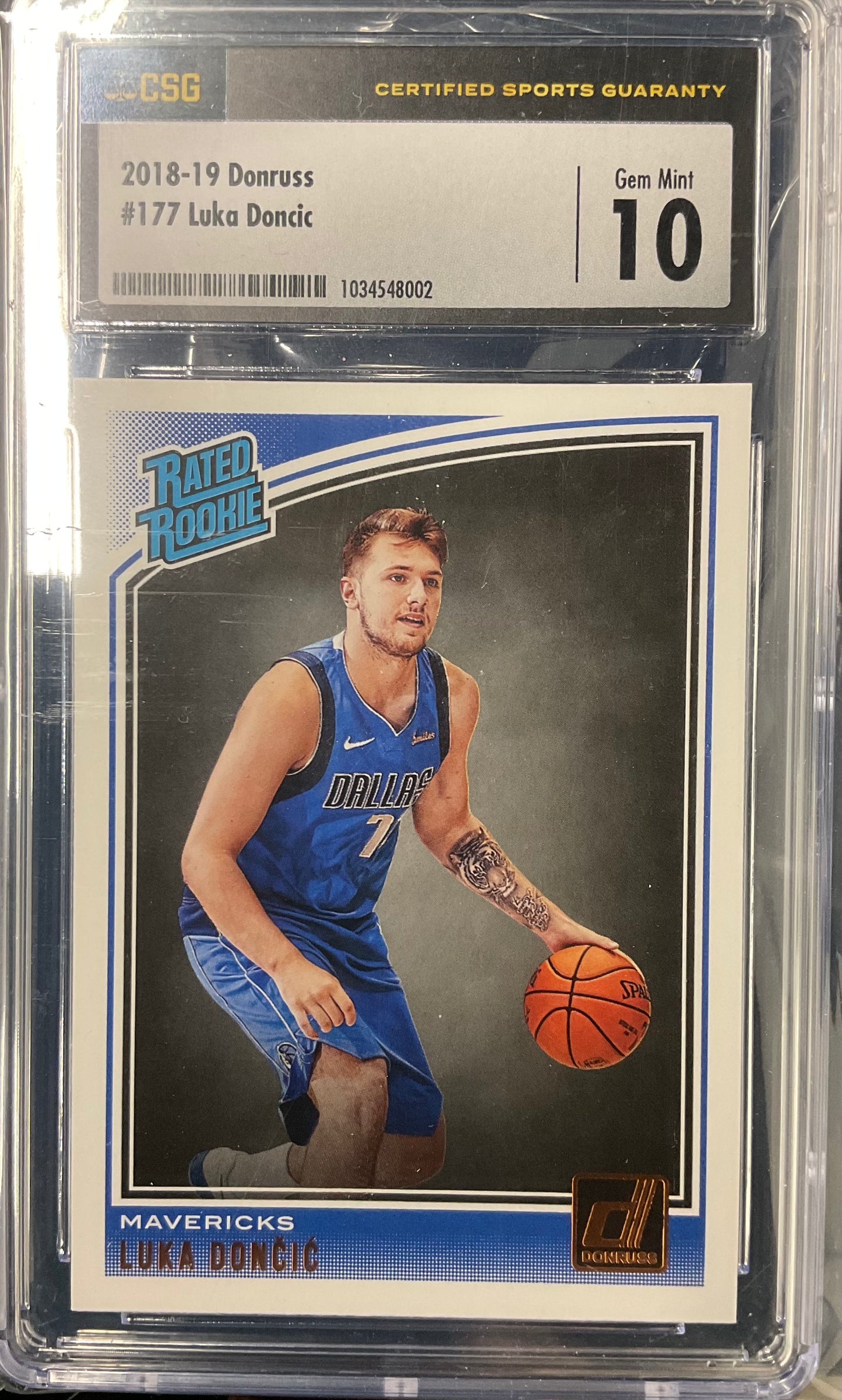 2018-2019 Donruss Luka Doncic #177 csg10