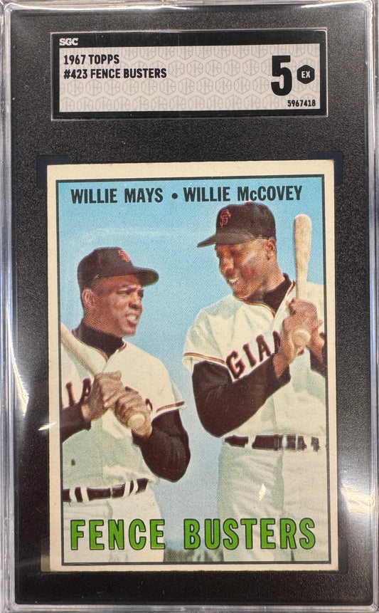 1967 Topps Fence Busters #423