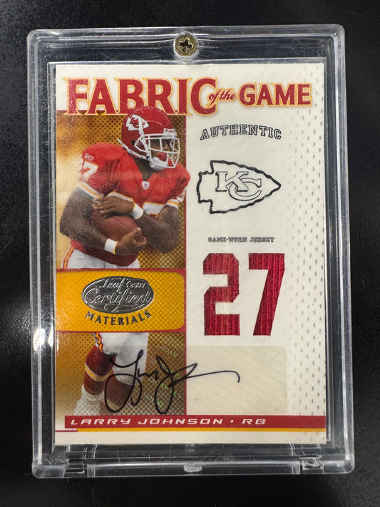 2007 Certified Larry Johnson FOTG /27