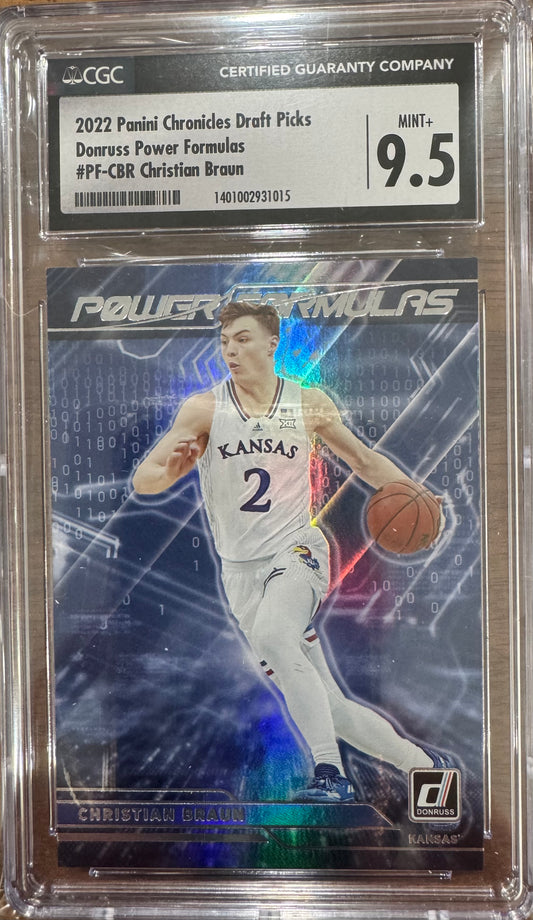 2022 Panini Chronicles Draft Pics Power Formulas - Christian Braun #PF-CBR