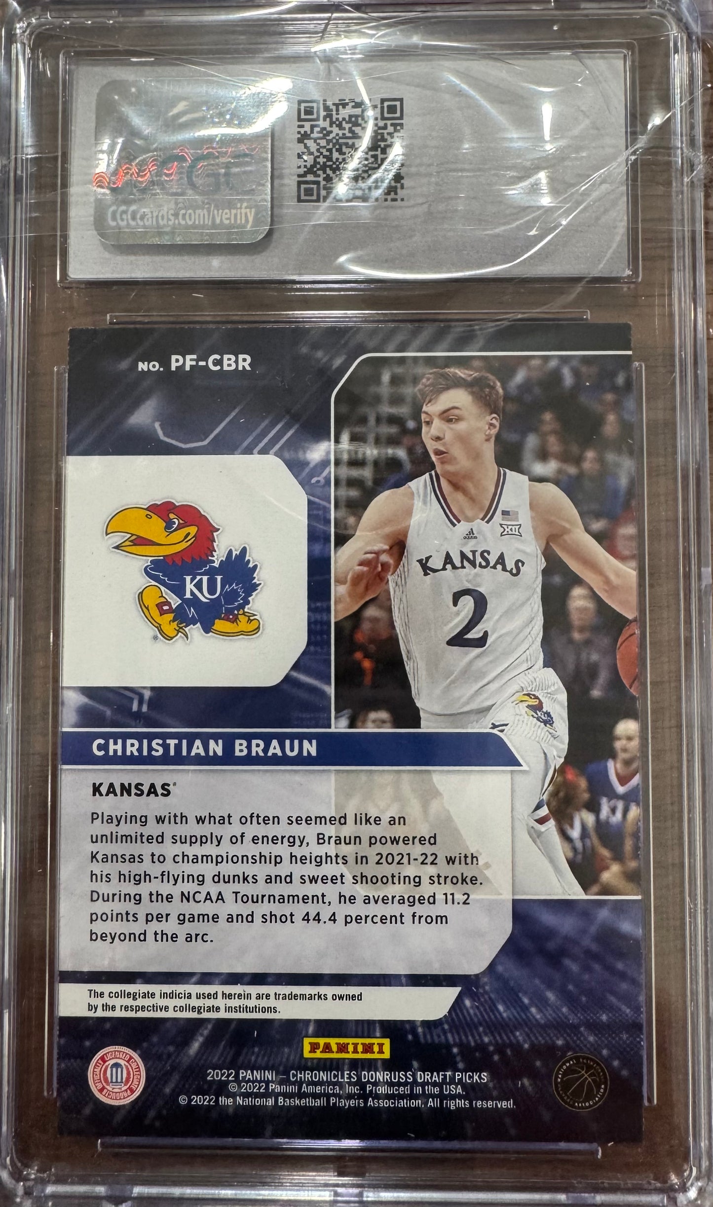 2022 Panini Chronicles Draft Pics Power Formulas - Christian Braun #PF-CBR