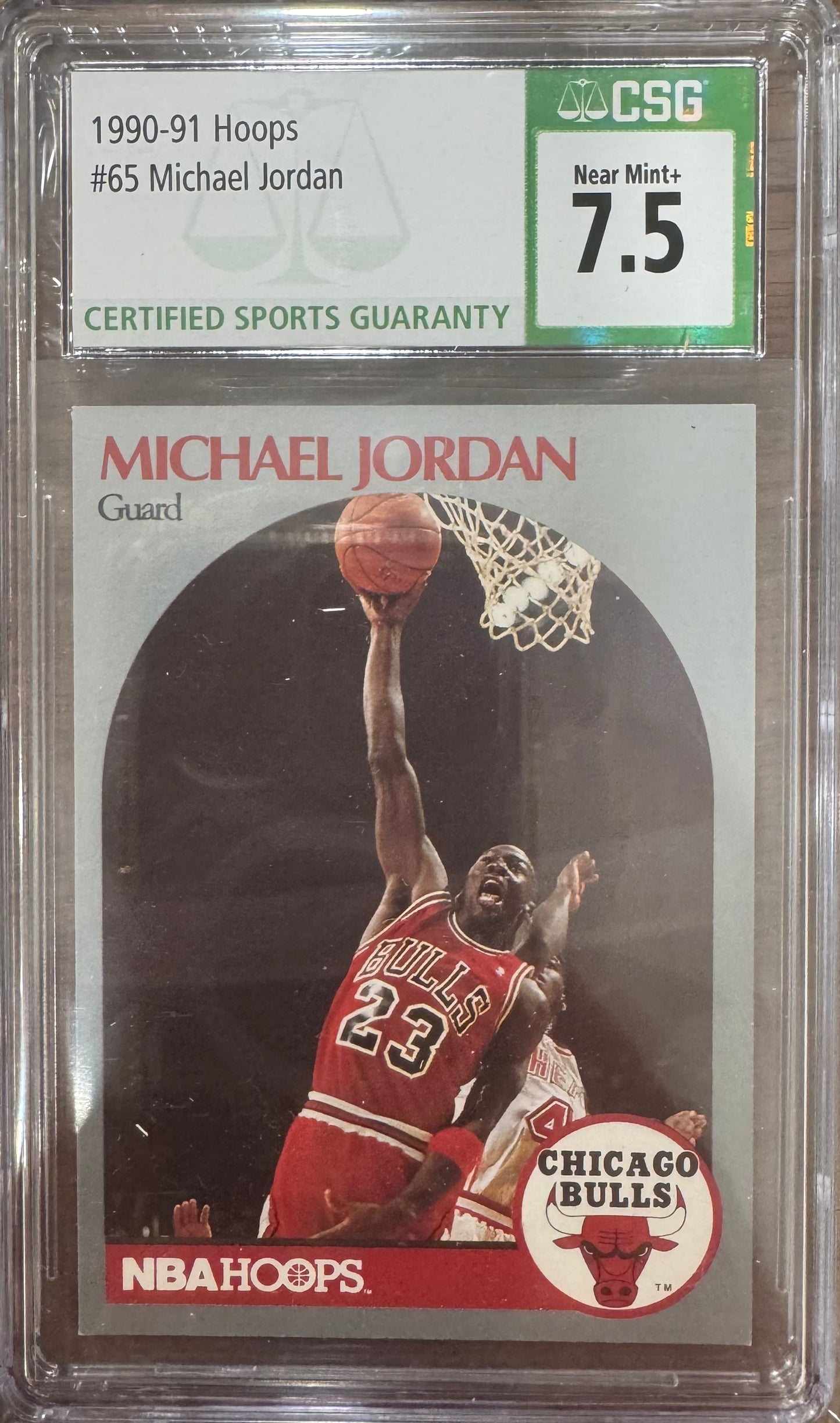 1990-91 Hoops Michael Jordan #65