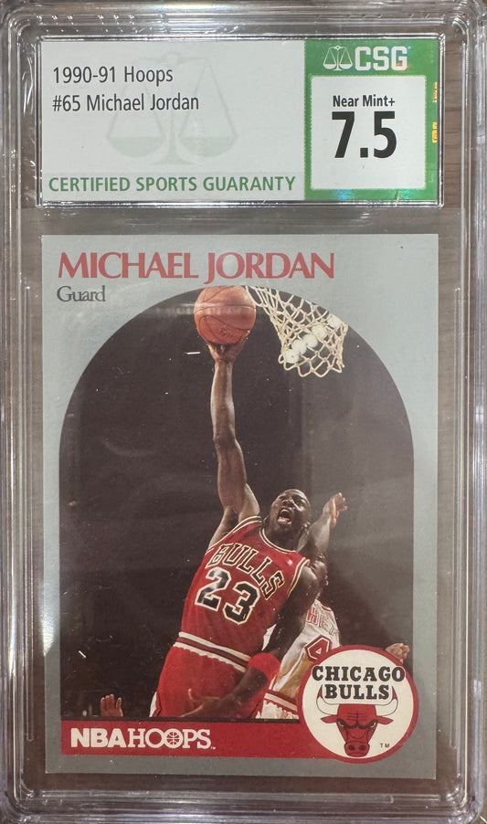 1990-91 Hoops Michael Jordan #65