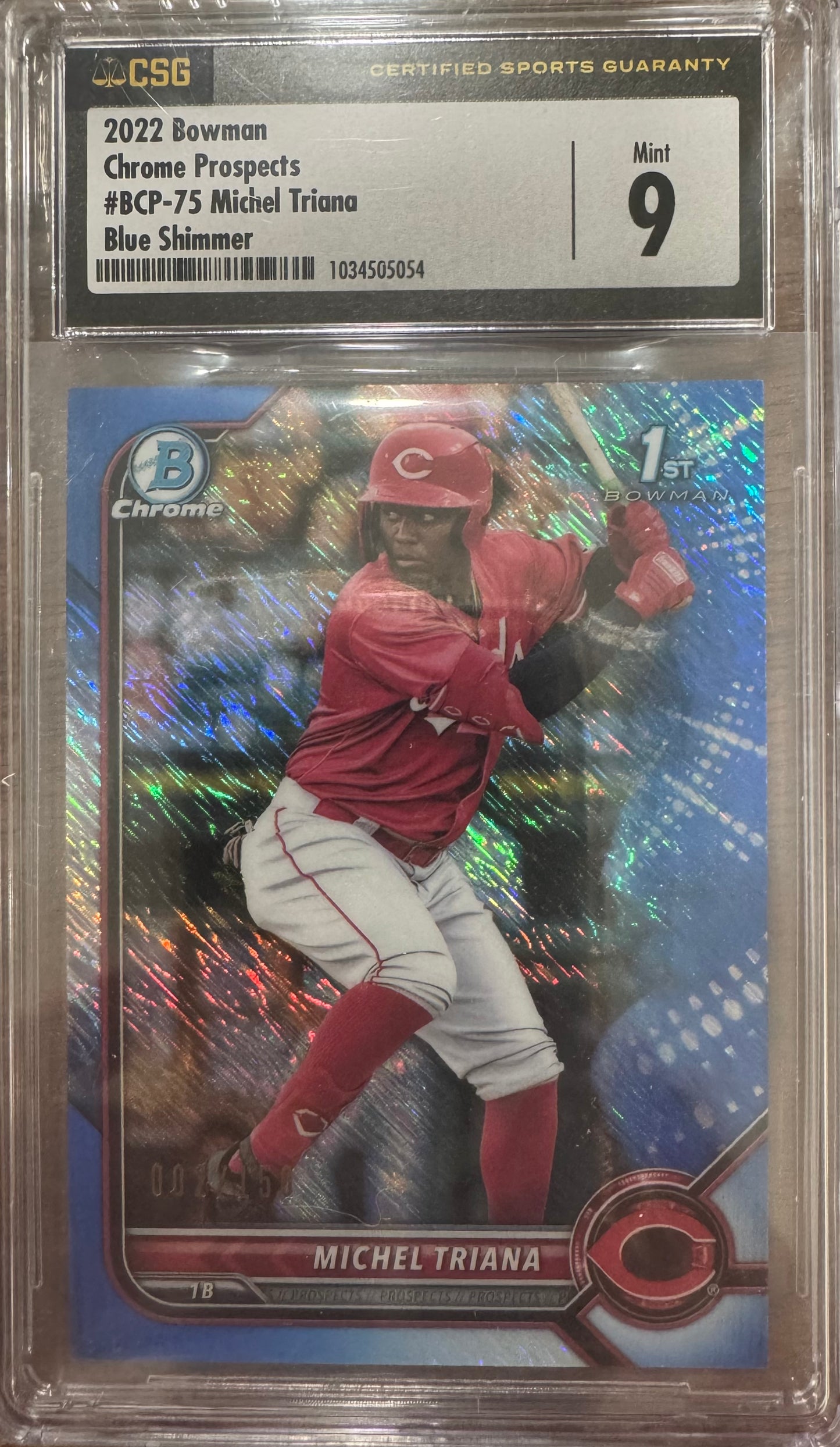 2022 Bowman Chrome Prospects - Michel Triana #BCP-75