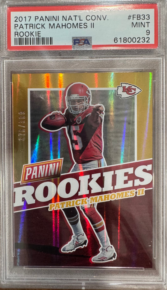 2017 Panini Nat'l Conv. Patrick Mahomes #FB33