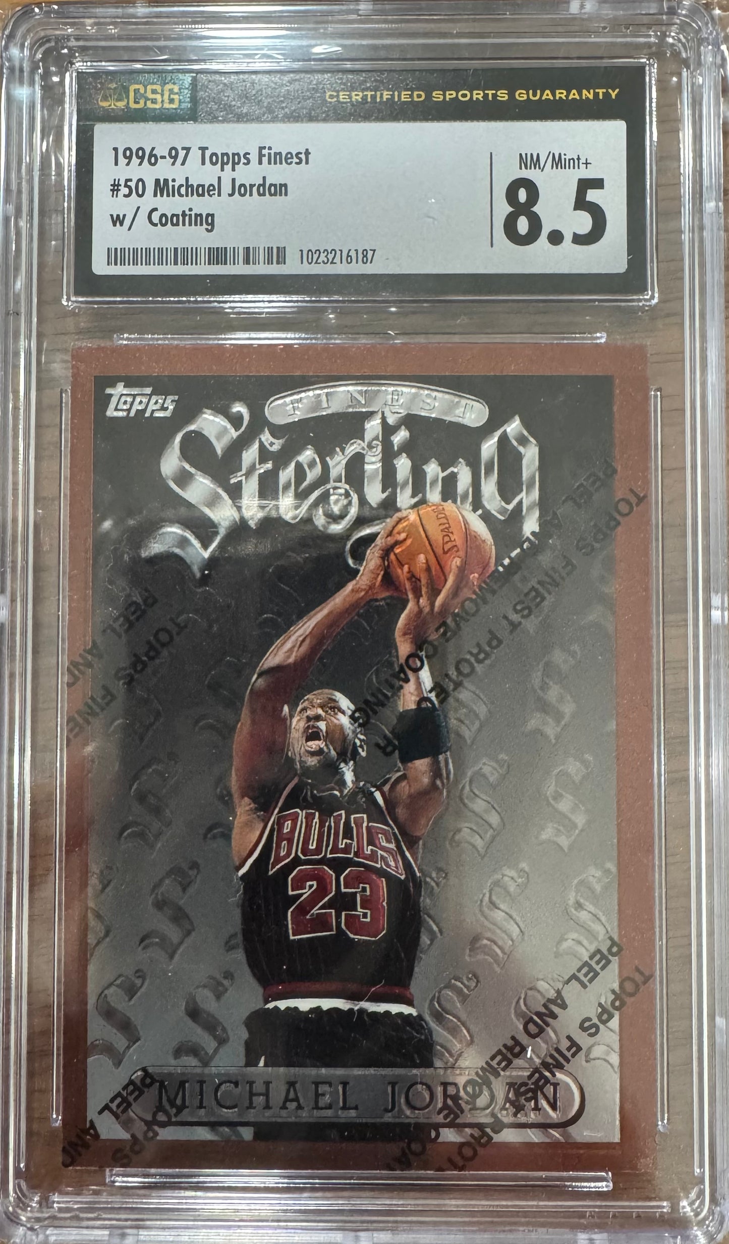 1996-97 Topps Finest Michael Jordan #50