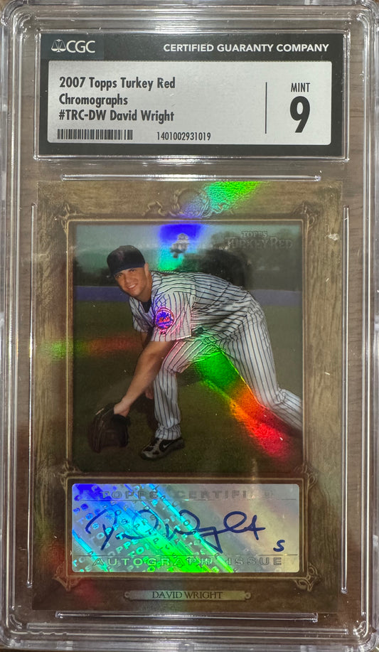 2007 Topps Turkey Red Chromographics David Wright #TRC-DW